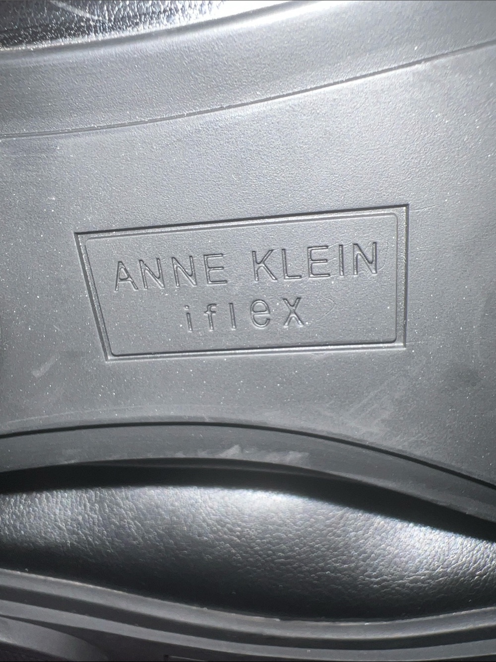 Anne Klein Black Patent Cap-Toe Ballet Flat with Bow - Picture 6 of 6